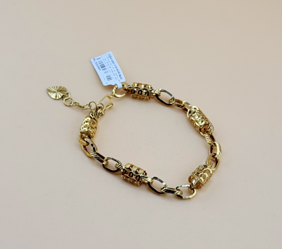 Lắc Móc Xích Phối Ống Kim Tiền