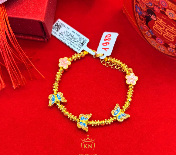 Lắc hồ điệp mini 