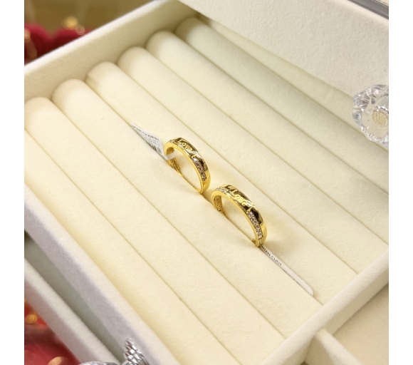 Nhẫn Đôi Khắc Chữ "LOVE"