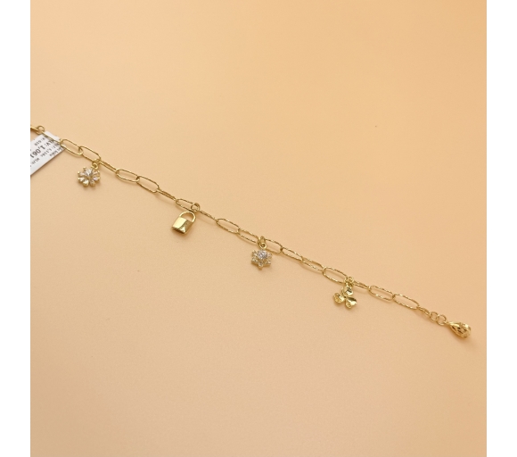 Lắc Phối 5 Charm Chìa Khoá