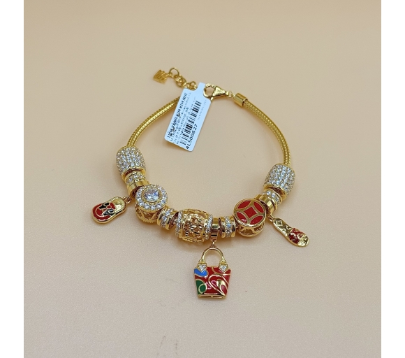 Lắc Phối Charm Đỏ