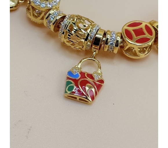 Lắc Phối Charm Đỏ