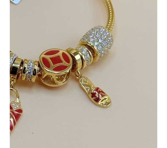 Lắc Phối Charm Đỏ