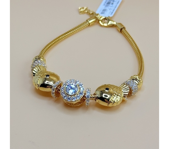 Vòng Phối Charm 2 Chú Cá 