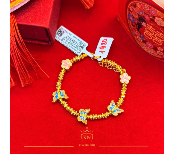 Lắc hồ điệp mini 